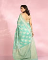 Mohey Women Sea Green Enchantress Saree