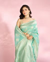 Mohey Women Sea Green Enchantress Saree