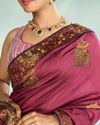 Mohey Women Elegant Pink Saree