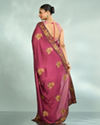 Mohey Women Elegant Pink Saree