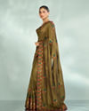 Mohey Women Emerald Radiance Saree
