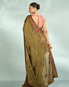 Mohey Women Emerald Radiance Saree