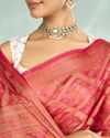 Mohey Women Royal Pink Elegance Saree