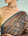 Mohey Women Blue Enchanted Elegance Saree