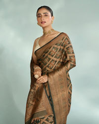 Mohey Women Emerald Euphoria Saree
