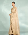 Mohey Women Fawn Festive Resplendence Banarasi Saree