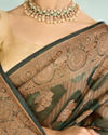 Mohey Women Emerald Enchantment Saree