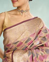Mohey Women Purple Symphony Saree