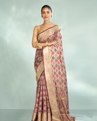 Mohey Women Purple Symphony Saree