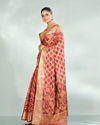 Mohey Women Splendid Coral Saree