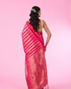 Mohey Women Pink Hue Banarasi Saree