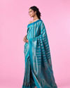 Mohey Women Emerald Elegance Banarasi Saree