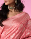 Mohey Women Gajree Pink Elegance Saree