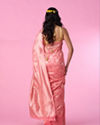 Mohey Women Gajree Pink Elegance Saree