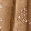 Fawn Organza Saree with Hand Embroidery