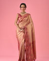 Radiant Rani Pink Banarasi Saree