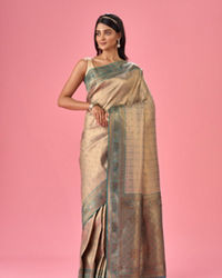 Mohey Women Emerald Elegance Saree