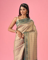 Mohey Women Emerald Elegance Saree