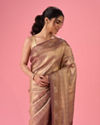 Mohey Women Majestic Purple Elegance Banarasi Saree