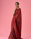Mohey Women Maroon Hues of Elegance Saree