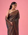 Mohey Women Enthralling Blue Banarasi Saree