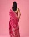 Mohey Women Radiant Pink Banarasi Saree