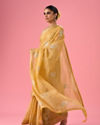 Mohey Women Ebullient Yellow Saree