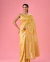 Glowing Yellow Festive Saree