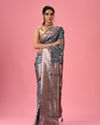 Regal Blue Extravagance Saree