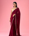 Wine Enchantment Saree
