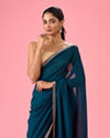 Mohey Women Regal Blue Saree