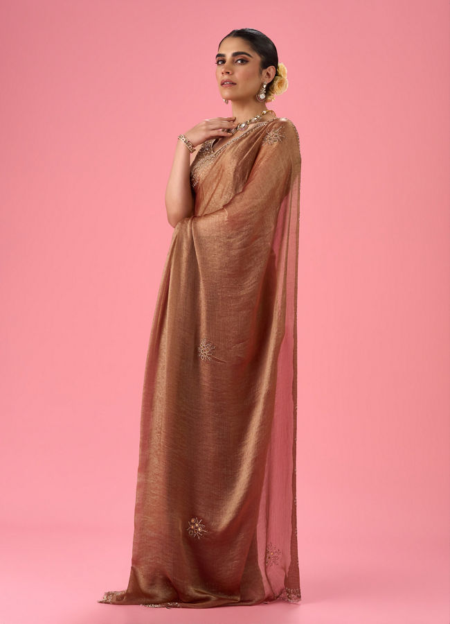 Mohey Women Gajree Pink Elegance Saree