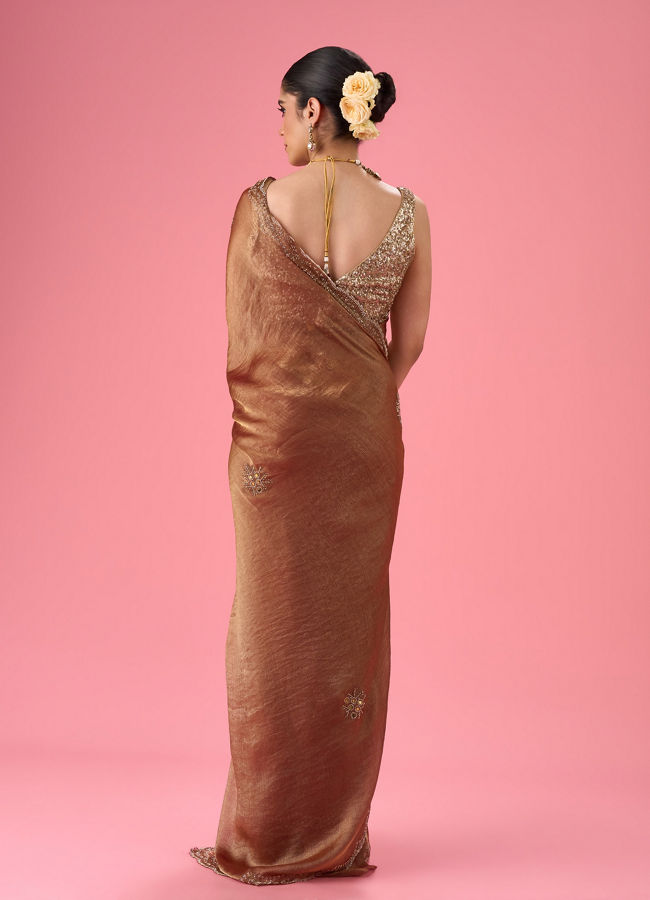 Mohey Women Gajree Pink Elegance Saree