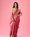 Regal Pink Art Silk Saree