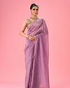 Royal Purple Elegance Saree