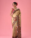 Creamy Delight Traditional Banarasi Saree