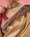 Mohey Women Creamy Delight Traditional Banarasi Saree