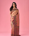 Elegant Rani Pink Bridal Saree