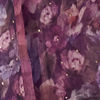 Purple Organza Saree with Floral Print