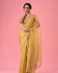 Mohey Women Sunny Elegance Organza Saree
