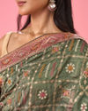 Mohey Women Emerald Elegance Saree