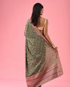Mohey Women Emerald Elegance Saree