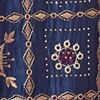 Grey Silk Saree with Stone Work