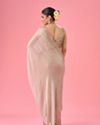 Mohey Women Ethereal Cream Organza Saree