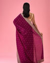 Mohey Women Wine Elegance Saree