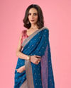 Mohey Women Blue Radiance Saree