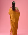 Mohey Women Radiant Mustard Yellow Saree