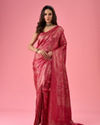 Elegant Pink Mystique Saree