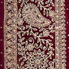 Wine Organza Saree with Stone Work