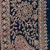 Blue Organza Saree with Stone Work